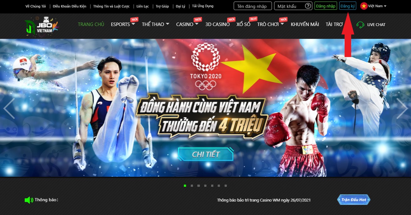 JBO - Nhà cái đi đầu trong lĩnh vực cá cược Esports ở Việt Nam